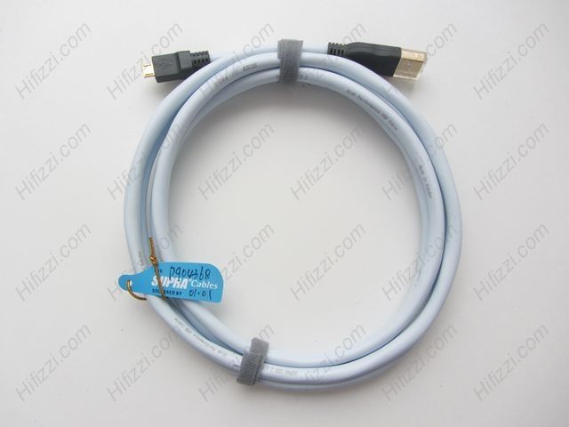 Supra USB 2.0 A-micro B Blue 2m — Фото 2