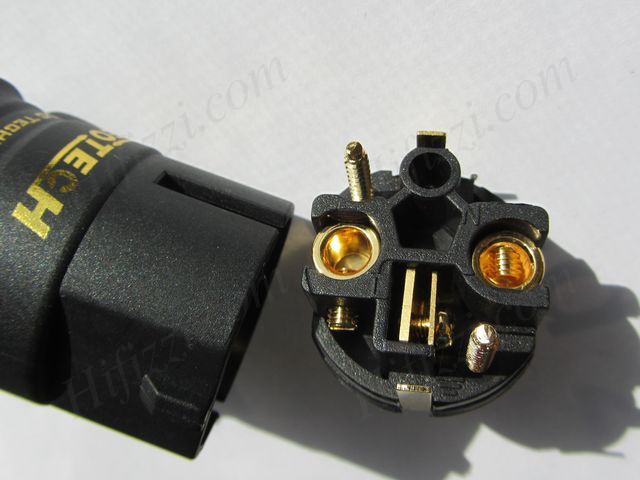 Neotech NC-P303 OCC EU power plug Gold — Фото 6