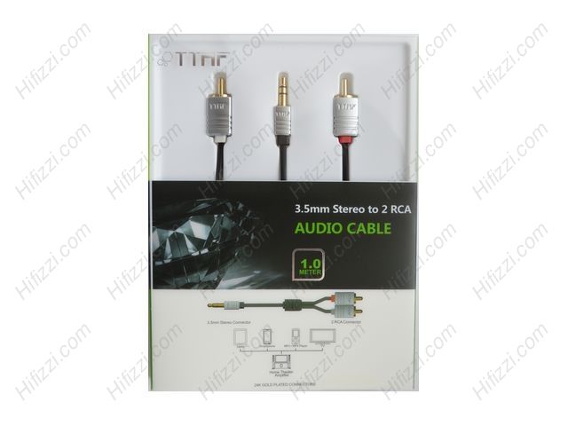 TTAF NANO 3.5mm - 2 RCA Audio Cable 1m