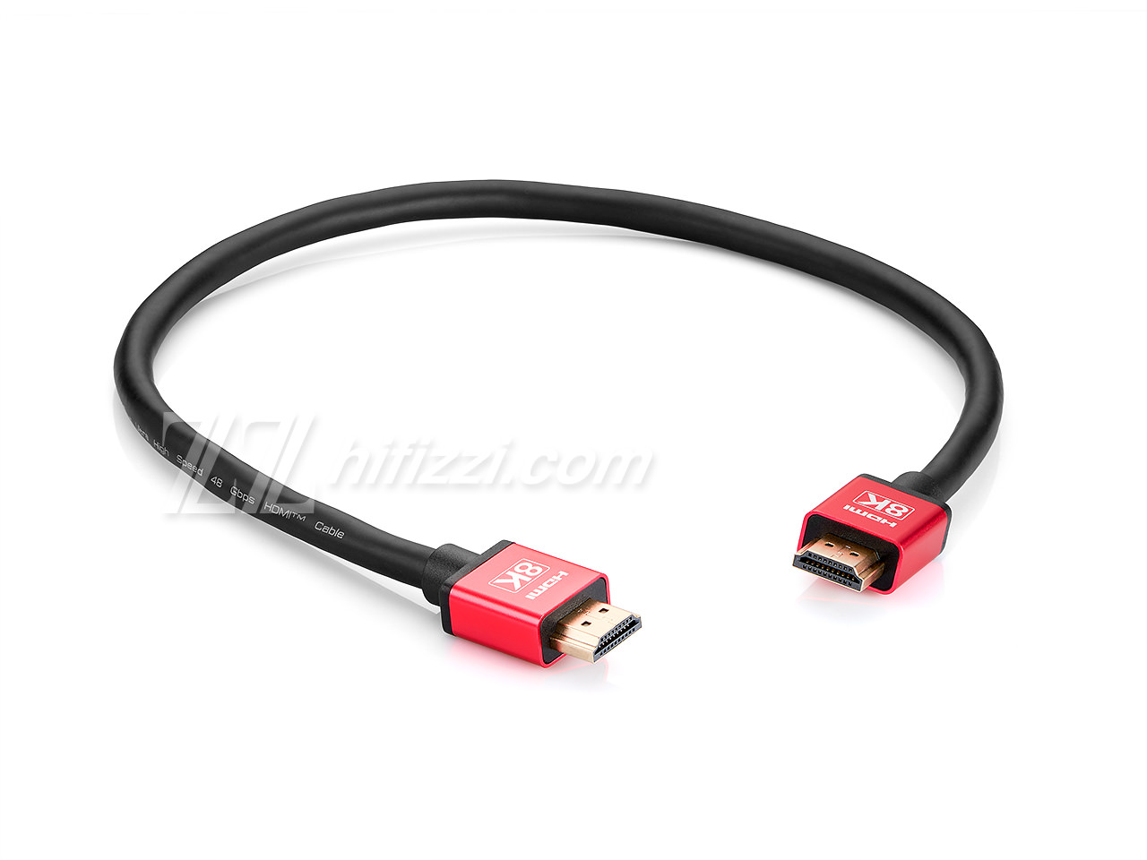 TTAF HDMI 2.1 Cable Red 24K Gold 0.5m — Фото 2