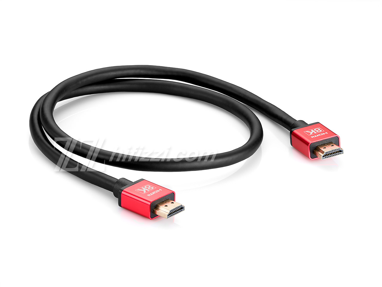 TTAF HDMI 2.1 Cable Red 24K Gold 0.75m — Фото 2