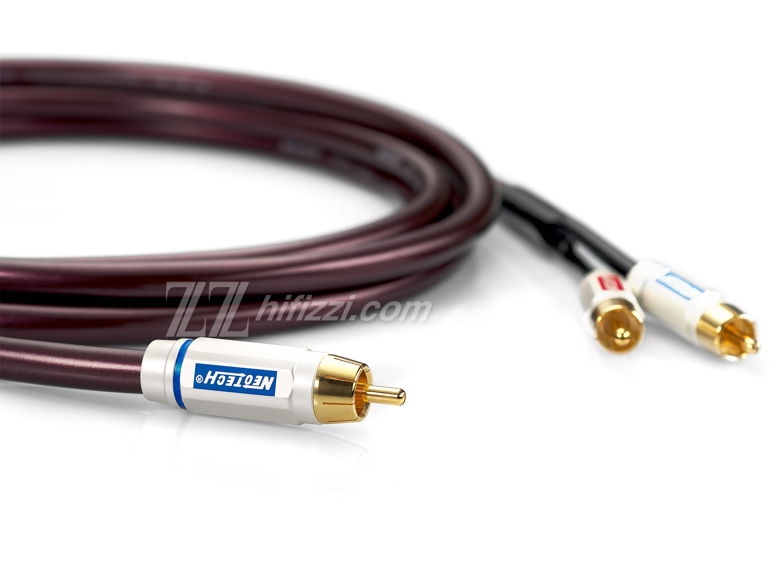Neotech NESW-3002 1RCA-2RCA 3m UPOCC subwoofer cable — Фото 3