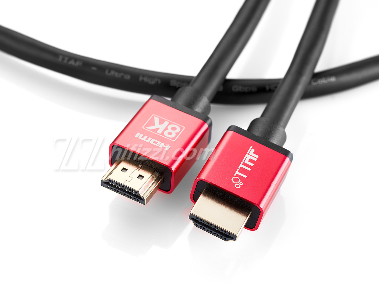 TTAF HDMI 2.1 Cable Red 24K Gold 1.5m — Фото 3