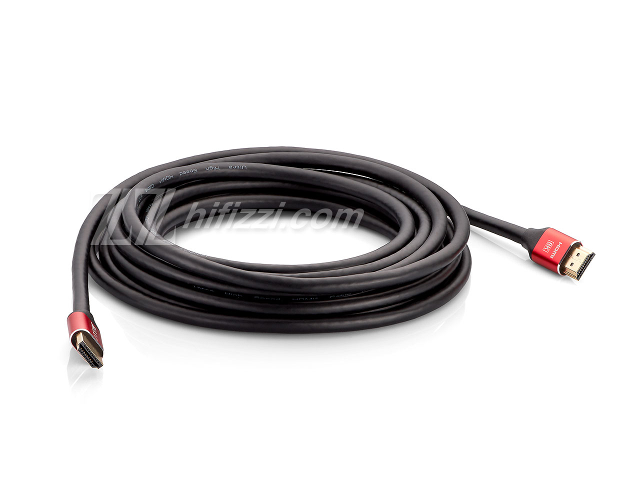 TTAF HDMI 2.1 Cable Red 24K Gold 5m