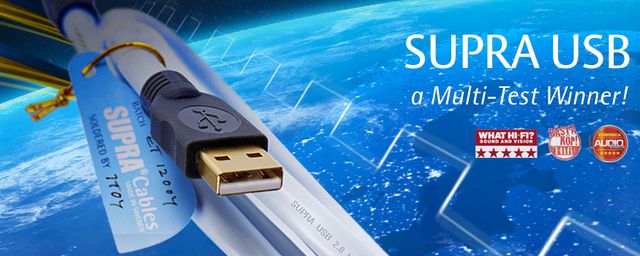 Награды кабеля Supra USB